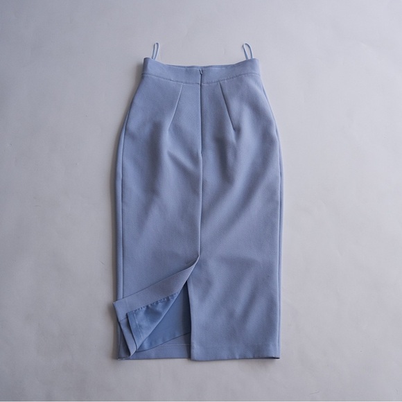 NWOT Safiyaa Crepe Pencil Skirt Size 4 - Picture 9 of 16